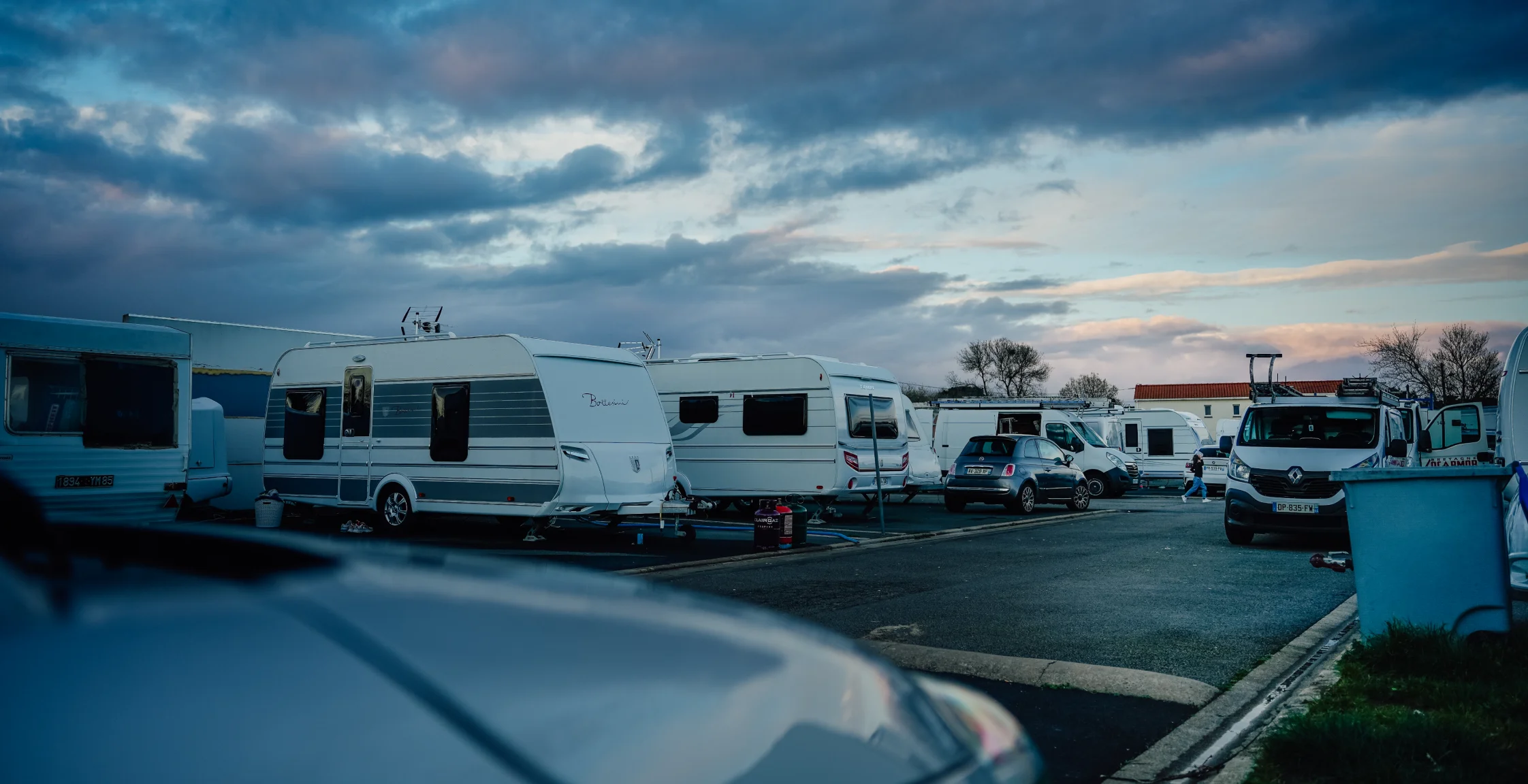 Aire d’accueil de Bouguenais – Photo Virginie Douay